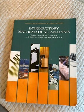 Pearson Textbook with Teal Cover and Orange Graphic